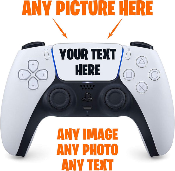 2X PS5 Controller Touchpad Bar Personalised Custom Vinyl Decal Stickers