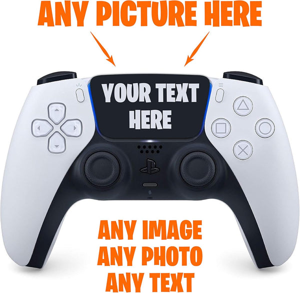 2X PS5 Controller Touchpad Bar Personalised Custom Vinyl Decal Stickers